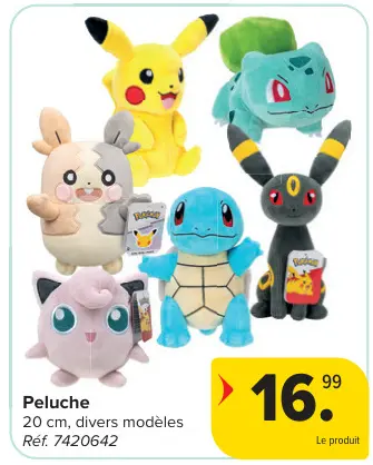 Offre: Peluche