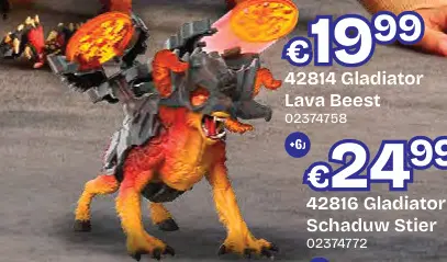 Aanbieding: 42814 Gladiator Lava Beest