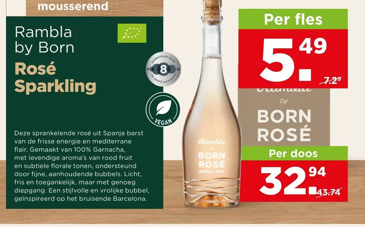 Aanbieding: Rambla by Born Rosé Sparkling
