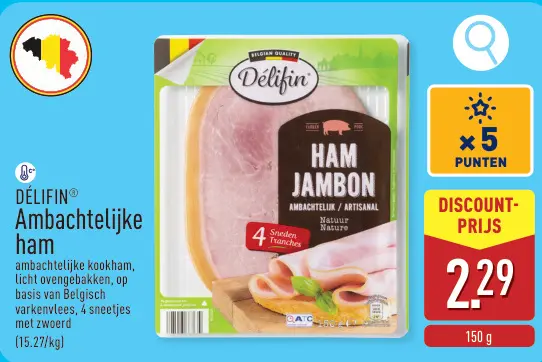 Aanbieding: Ambachtelijke ham