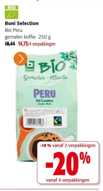Promotie: Boni Selection Bio Peru