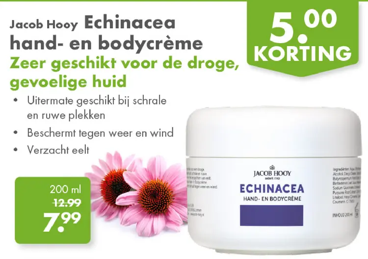 Aanbieding: Echinacea hand- en bodycrème