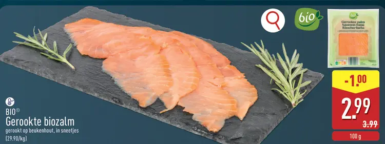 Promotie: Gerookte biozalm