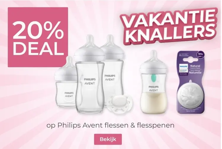 Aanbieding: Avent flessen & flesspenen