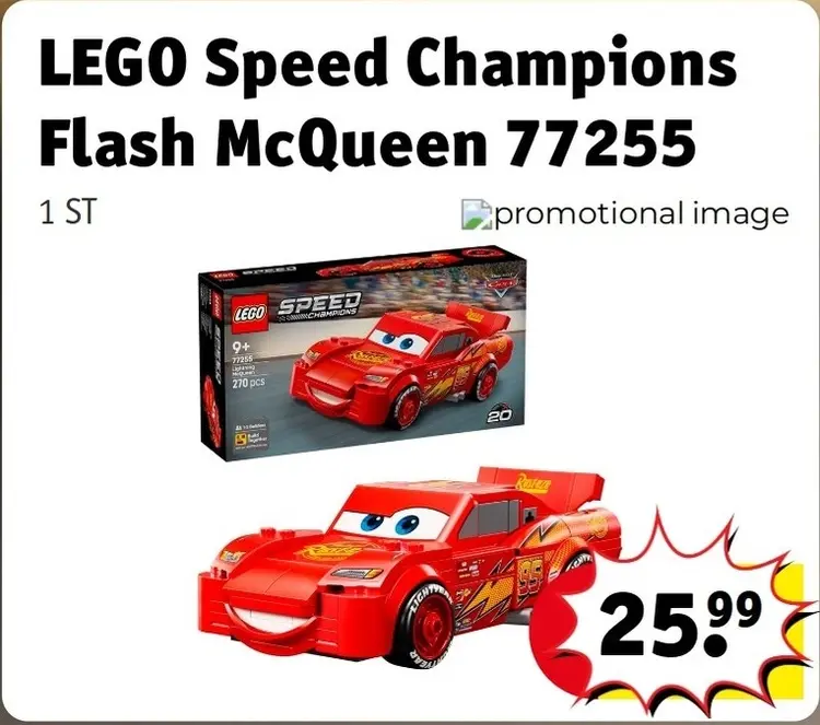 Offre: Speed Champions Flash McQueen 77255