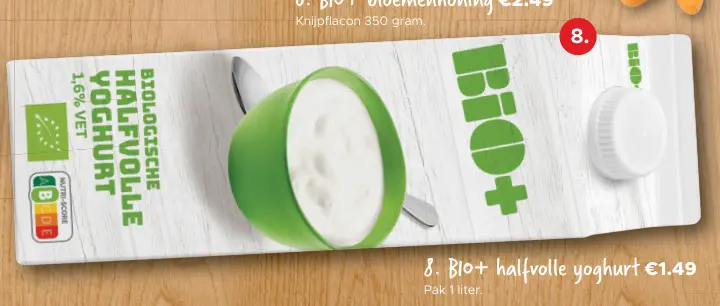 Aanbieding: halfvolle yoghurt