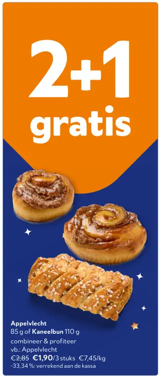 Promotie: Appelvlecht of Kaneelbun