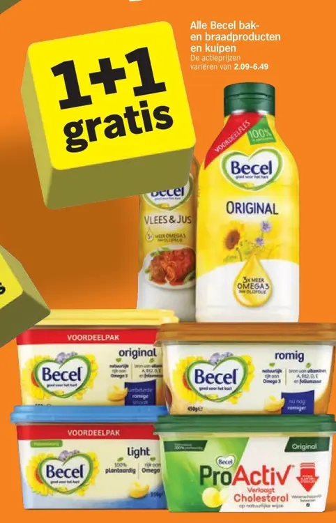 Aanbieding: Becel bak- en braadproducten en kuipen