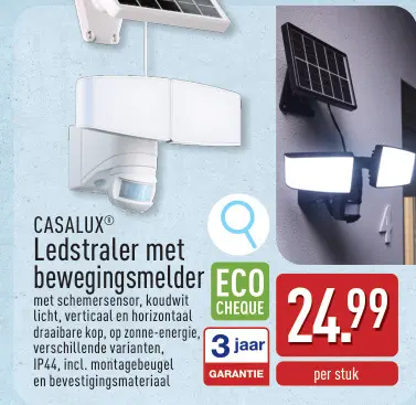 Promotie: Ledstraler met bewegingsmelder