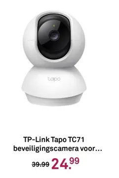 Aanbieding: TP-Link Tapo TC71 beveiligingscamera voor...