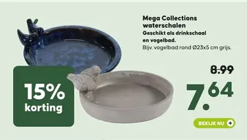 Aanbieding: Mega Collections waterschalen