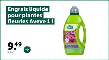 Offre: Engrais Liquide pour Plantes à Fleurs 1 l