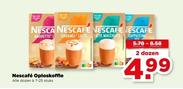 Aanbieding: Nescafé Oploskoffie