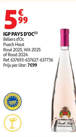 Promotie: Béliers d'Oc & Puech Haut Igp Pays D'oc