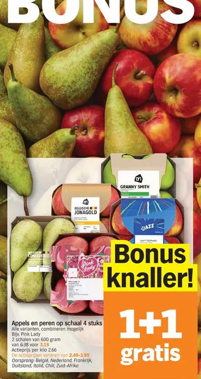 Promotie: Appels en peren op schaal