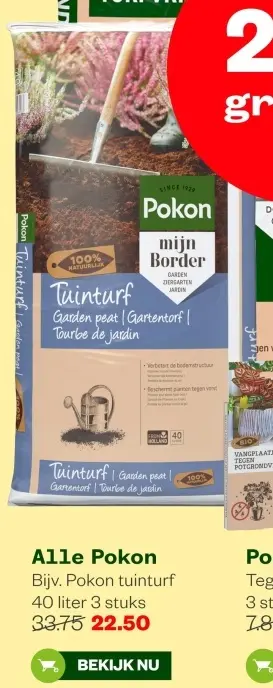 Aanbieding: Alle Pokon Bijv. Pokon tuinturf