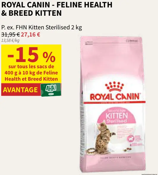 Offre: FHN Kitten Sterilised
