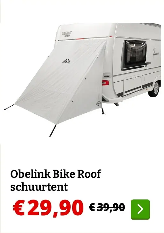 Aanbieding: Obelink Bike Roof schuurtent