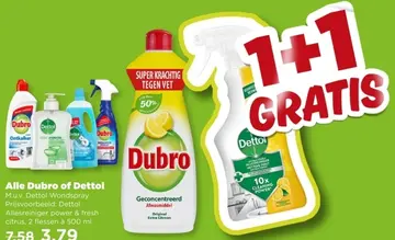 Aanbieding: Alle Dubro of Dettol
