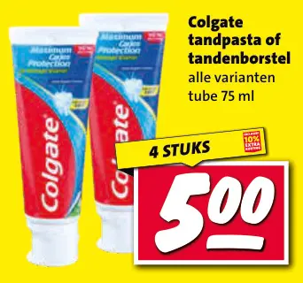 Aanbieding: Colgate tandpasta of tandenborstel