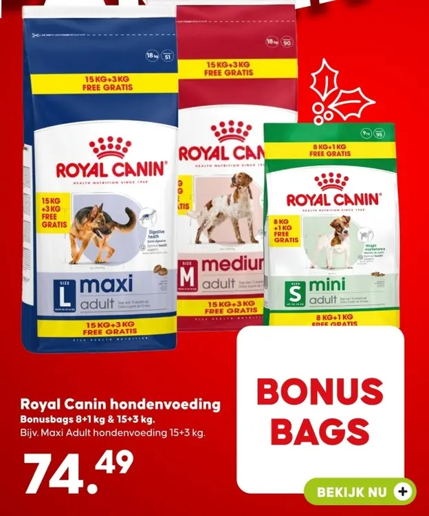 Aanbieding: Royal Canin hondenvoeding