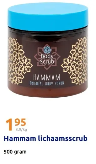 Promotie: Hammam lichaamsscrub