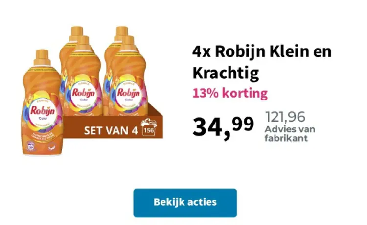 Promotie: Robijn Klein en Krachtig