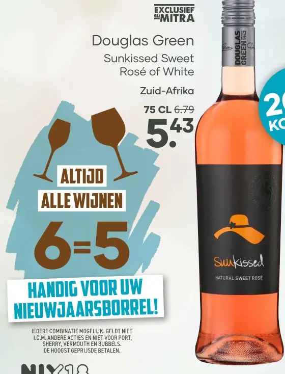 Aanbieding: Sunkissed Natural Sweet Rosé