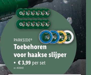 Aanbieding: Toebehoren voor haakse slijper