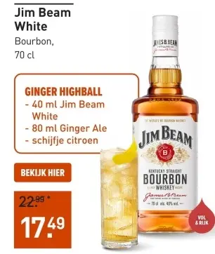 Aanbieding: Jim Beam White