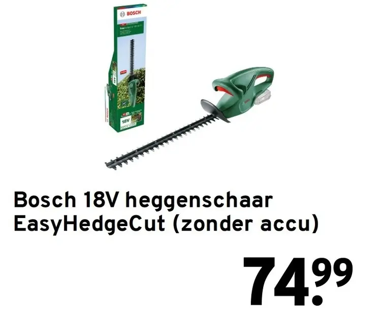 Aanbieding: 18V heggenschaar EasyHedgeCut (zonder accu)