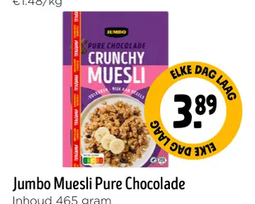 Aanbieding: Jumbo Muesli Pure Chocolade