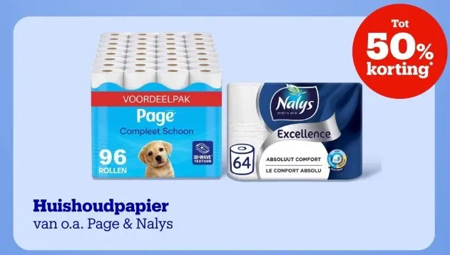 Aanbieding: Huishoudpapier
