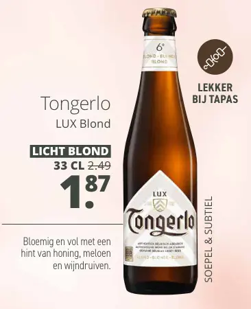 Aanbieding: Tongerlo LUX Blond