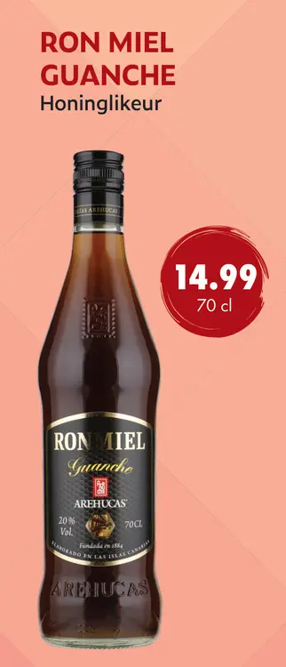 Aanbieding: Ron miel guanche