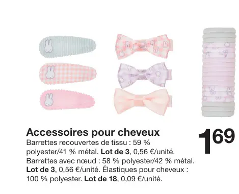 Offre: Accessoires pour cheveux