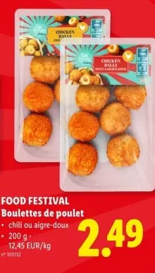 Offre: Boulettes de poulet