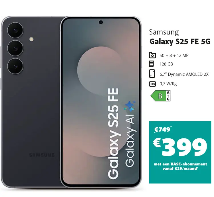 Promotie: Samsung Galaxy S25 FE 5G