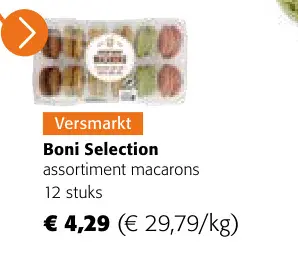 Aanbieding: assortiment macarons