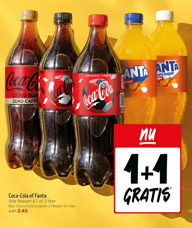 Aanbieding: Coca-Cola of Fanta