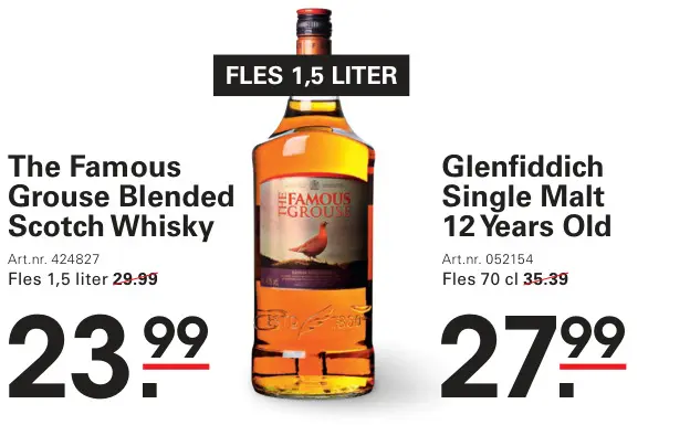Aanbieding: The Famous Grouse Blended Scotch Whisky