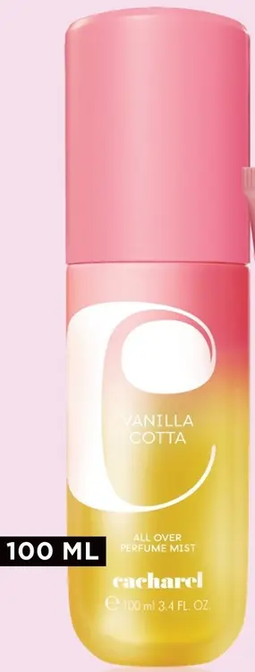 Aanbieding: Cacharel Vanilla Cotta All Over Perfume Mist 