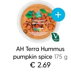 Aanbieding: AH Terra Hummus pumpkin spice