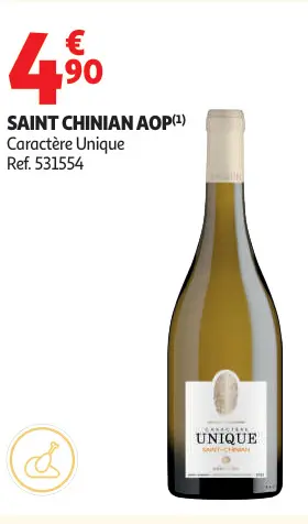 Promotie: Caractère Unique Saint Chinian AOP Caractère Unique