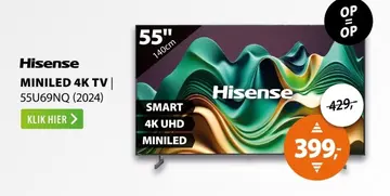 Aanbieding: Hisense MINILED 4K TV