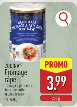 Offre: Fromage râpé