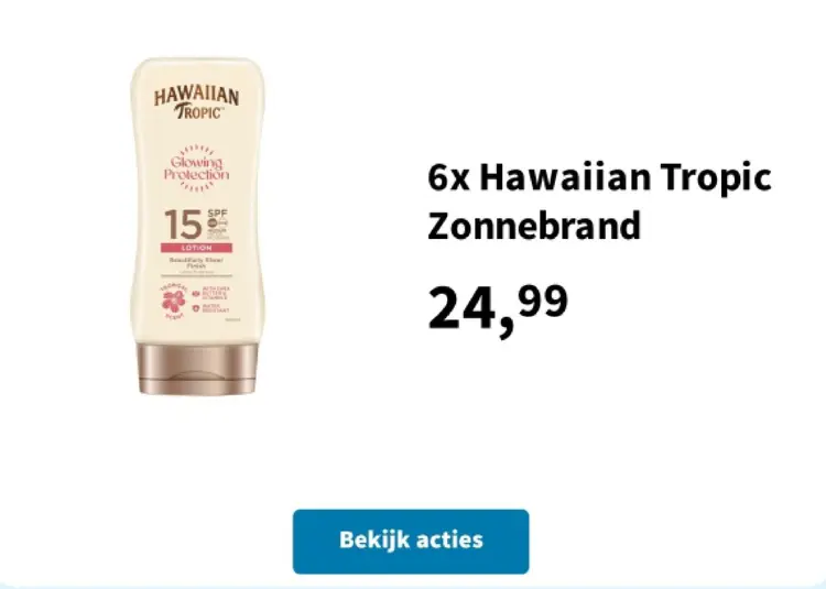 Promotie: Zonnebrand