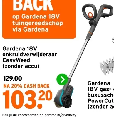Aanbieding: 18V onkruidverwijderaar Easy Weed (zonder accu)