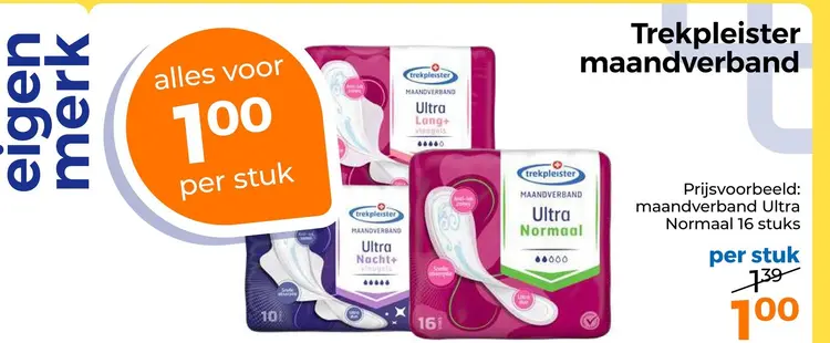 Aanbieding: Trekpleister maandverband
