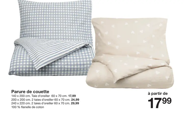 Offre: Parure de couette